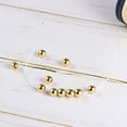 thumbnail image 6 of Uxcell Beads 2mm Stainless Steel 1mm Hole Dia Bead for DIY Crafts, Gold Tone 10 Pack, 6 of 6