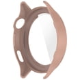 thumbnail image 4 of For Xiaomi Watch S4 S4 eSIM Version Watch Case PC Frame Cover with Tempered Glass Screen Film - Pink, 4 of 5