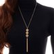 thumbnail image 5 of Guardurnaity Collar Cadenas Ajustable Oro Plata Colgantes colgantes con borlas Gargantilla Mujer Accesorios Collares para niñas Oro Ropa, zapatos y accesorios Miscelánea Oro, 5 of 6