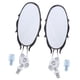 thumbnail image 1 of CNC Heavy Duty Racing Side Mirrors Espejos retrovisores ajustables para - Blanco Sharpla Espejos retrovisores laterales de la carrera, 1 of 8