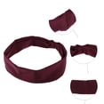 thumbnail image 3 of 1 pieza de diademas deportivas para hombres y mujeres, bandas antideslizantes para el cabello, bandas para la cabeza para correr sudor para deportes de fitness, púrpura, 3 of 7