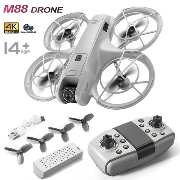 Gifts for 14 Year Old Boy,Brushless Motor Drone With 1080PESC Camera 2.4G WIFI FPV Quadcopter With Headless Follow Me Altitude Hold Toys Gifts For Kids Adults