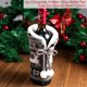 thumbnail image 3 of Funda para botella de vino de Navidad, adornos navideños para el hogar, adorno navideño, decoración de mesa navideña, regalo de Navidad de Año Nuevo 2025, 3 of 5