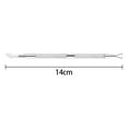 thumbnail image 2 of Triangular Stainless Steel Nail Cuticle Pusher & Gel Remover - Efficient Tool for Fingernail & Toenail Care, 2 of 5