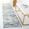 thumbnail image 2 of SAFAVIEH Skyler Talisha Distressed Runner Rug, Teal/Gold, 2'2" x 9', 2 of 7