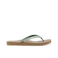 thumbnail image 2 of Sanuk Yoga Joy Desert Sage Slip On Rounded Open Toe Flip-Flop Summer Sandal (Desert Sage, 6), 2 of 6