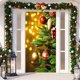 thumbnail image 4 of Christmas Elastic Cloth Door Stickers Decorative Hanging Cloth Holiday Party Layout Background Cloth Room Door Matchinging Tapestry Cloth, 4 of 6