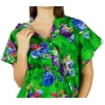thumbnail image 7 of Bimba Nursing Cotton Kaftan Front Buttons Night Wear Printed Delivery Gown, 7 of 7