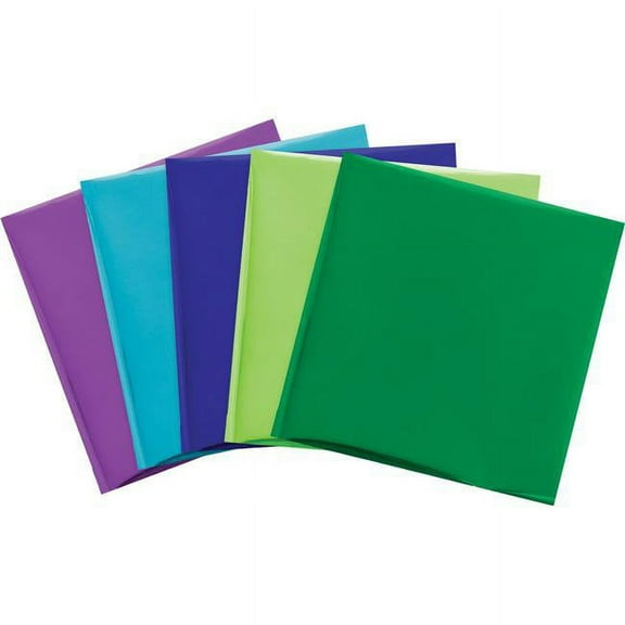 We R Foil Quill 12"X12" Foil Sheets 15/Pkg-Peacock-3 Each Of 5 Colors
