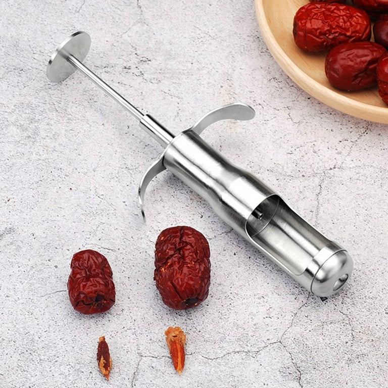 1pc Red Dates Pit Remover Cherry & Jujube Pitter Fruit Slicer