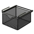 thumbnail image 1 of Cesta extraíble para almacenamiento debajo del estante, decoración para cajón colgante debajo del gabinete, organizador de cesta de almacenamiento de M, 1 of 8