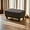 Brown, variant on Square Storage Ottoman,35" Faux Leather Storage Ottoman Bench with Lid Lifting Function,Oversized Tufted Ottoman with Storage for Living Room/Bedroom/Entryway(Brown)