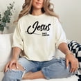 thumbnail image 2 of Jesus Since Forever Christian Faith, Ivory Comfort Colors T-Shirt, XL, 2 of 3