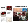 thumbnail image 3 of CDWERD Fundas de almohada navideñas de 18.0 x 18.0 in, decoración navideña, casa de campo, cuadros de búfalo, funda de almohada, funda de almohada de algodón y lino para decoración del hogar, juego de 4 Zhivalor HMFJ180-11, 3 of 3