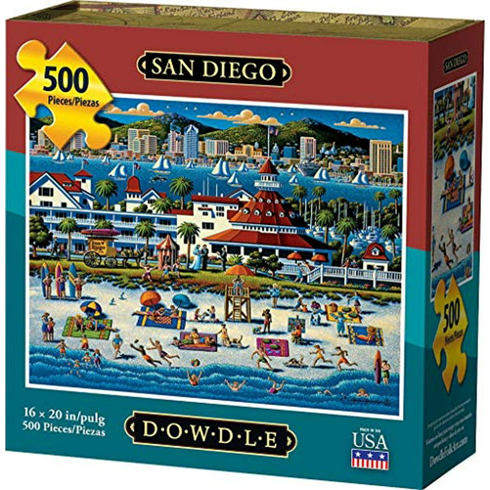 Dowdle San Diego California Coronado Island Made in USA 500 Piece