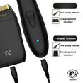 thumbnail image 4 of Supreme Trimmer 2-in-1 T-Shaper Trimmer & Crunch Foil Shaver | STF602 Electric Razor & ST5206 DLC Beard Trimmer Barber Haircut Kit | Black, 4 of 13