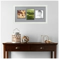 thumbnail image 2 of ArtToFrames Collage Photo Picture Frame with 1 - 5.5x8 and 2 - 6x6" Openings, Framed in White with Silver and Black Mats (CDM-3966-1217), 2 of 8