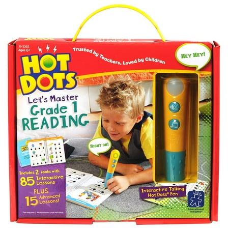 - Educational Insights Hot Dots Jr Let's Master Grade 1 Reading with Talking Pen