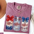 thumbnail image 4 of Dr Pepper Patriotic T-Shirt, 4th of July Soda Tee, Soda Lover Shirt, Gift For Her, 4 of 6