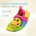 thumbnail image 3 of Smile Face Slippers Kids Cute Toddler House Slippers for Boys Girls Soft Non-Slip Home Shoes Warm Cozy Socks, 3 of 7