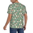 thumbnail image 2 of Fotbe Mushrooms Gnome Baseball Jersey Shirt for Men and Women, Casual Short Sleeves Button Down T-Shirt-XX-Large, 2 of 9