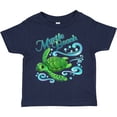 thumbnail image 3 of Inktastic Myrtle Beach Cute Sea Turtle with Waves and Bubbles Boys or Girls Toddler T-Shirt, 3 of 5