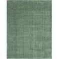 thumbnail image 1 of Unique Loom Davos Collection Modern Luxuriously Soft & Cozy Shag Area Rug, 10' 0 x 13' 0 Rectangular, Sage, 1 of 4