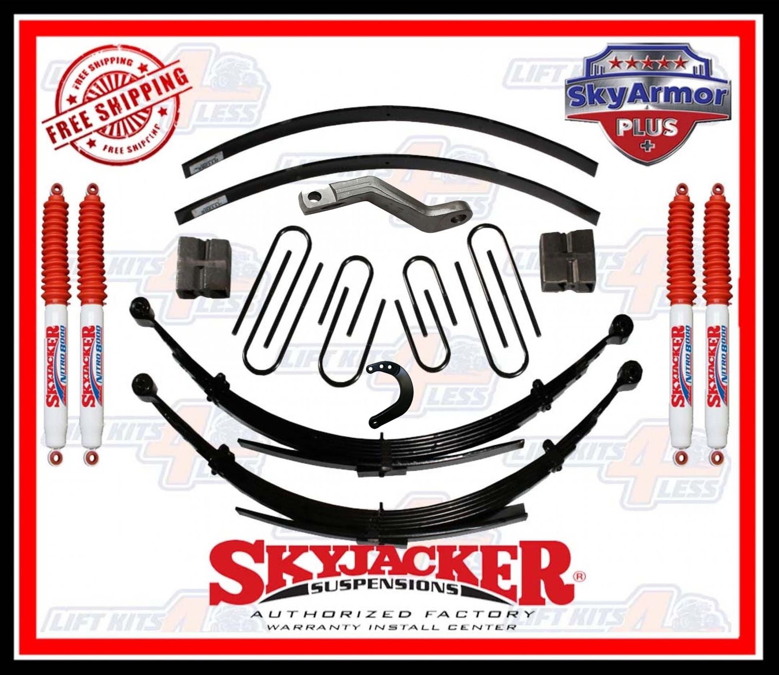 Skyjacker 8" Lift Kit w/Nitro Shocks for 7387 GM K10/K15 Pickup/Jimmy