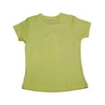 thumbnail image 2 of Cool Island Girls Cotton Short Sleeve T-shirt Logo Tee Shirt Top - 4 Colors 9634-6X (yellow), 2 of 3