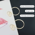 thumbnail image 3 of Clips De Papel Elegantes, Clips De Papel Lindos, Antideslizantes, Fuerte Sujeción Galvanizada, 100 Piezas Para La Familia, 3 of 7