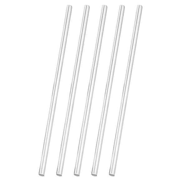 Uxcell 5pcs 304 Stainless Steel Round Rods, 1/8" Dia x 4" Length Stainless Steel Metal Solid Shaft Rod Bar for Industry Use Metal Working Hobbies DIY Craft, Silver