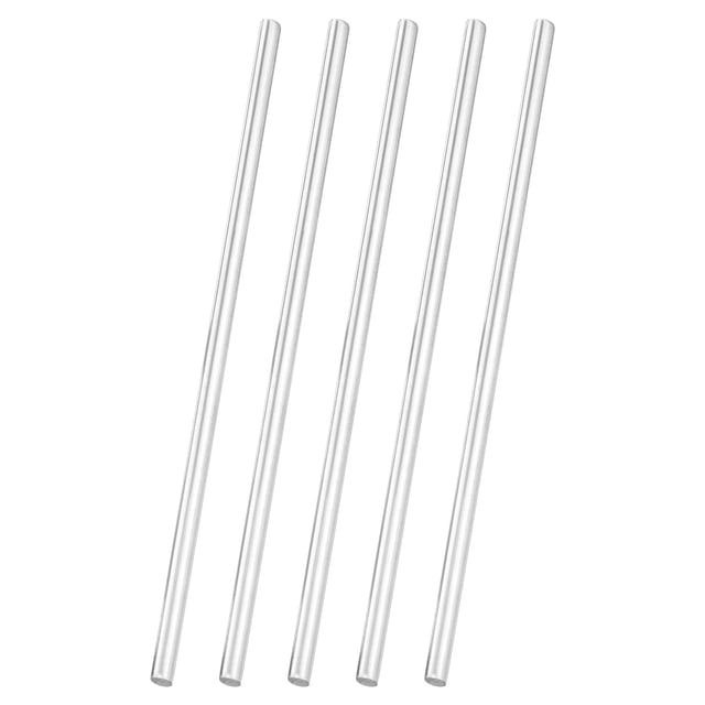 Uxcell 5pcs 304 Stainless Steel Round Rods, 1/8" Dia x 4" Length Stainless Steel Metal Solid Shaft Rod Bar for Industry Use Metal Working Hobbies DIY Craft, Silver