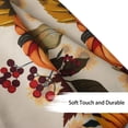 thumbnail image 4 of Fall Thanksgiving Double Border Decoration Tablecloth Rectangle Table Cover Perfect for Autumn Harvest Festival Party Kitchen Dinner Table Topper,60 x 120 (10-12 Seats),Pumpkin & Sunflower, 4 of 6