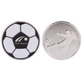 thumbnail image 2 of LJNYFDC Referee Flip Coins Abrasion resistant Soccer Ball High Hardness Clear Pattern Football Relief Rust free Visible Two sided Referee Soccer, 2 of 6
