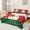 Red Green White, variant on Manfei Kawaii Snowman Bed Sheets 4pcs for Kids, Black White Checkered King Sheets, Christmas Xmas Sheet Set, Ultra Soft Home Decor