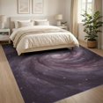 thumbnail image 2 of ODIKA 8'x10' Washable Area Rug Durable, Non-Slip Starry Cosmic Galaxy Swirl Abstract Nebula Stardust Constellation Purple for Living Room, Under Sectional, Family, 2 of 6