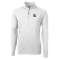 thumbnail image 2 of Men's Cutter & Buck  White New Hampshire Fisher Cats Adapt Eco Knit Stretch Recycled Quarter-Zip Pullover, 2 of 3