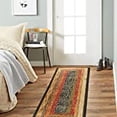 thumbnail image 2 of Home Dynamix Vega Modern Area Rug, Geometric Black/Brown/Red 1'9"X7'2", 2 of 3