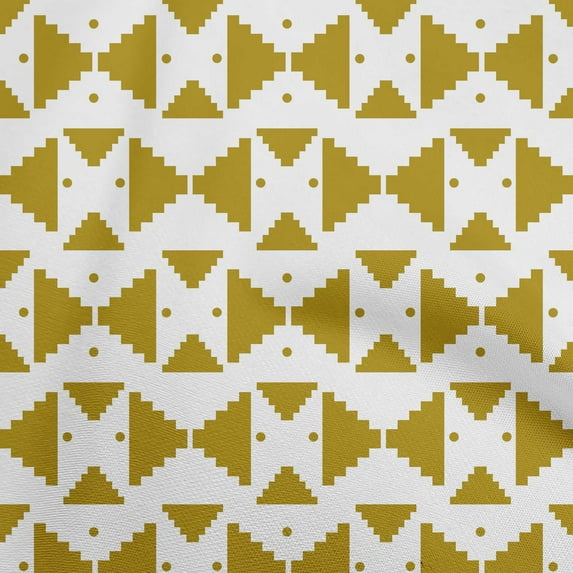oneOone Viscose Jersey Lime Green Fabric Geometric Quilting Supplies Print Sewing Fabric By The Yard 60 Inch Wide
