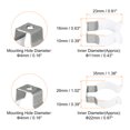 thumbnail image 2 of Unique Bargains Support de Clips T5 T8 U pour Ampoule LED Support de Montage Tube Fluorescent Pinces Blanc Lot de 20, 2 of 5