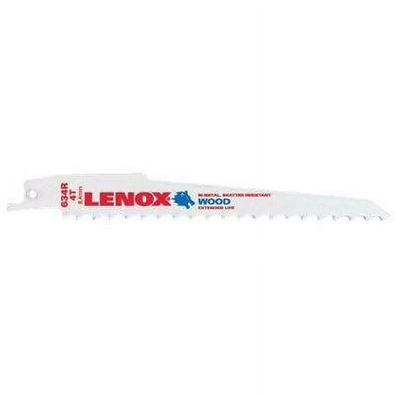 Lenox 9 in. Bi-Metal Reciprocating Saw Blade 6 TPI 1 pk