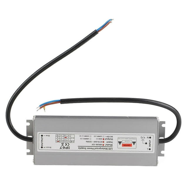 Transformateur d'alimentation LED étanche IP67 HRUW-60W-12V 100-240VAC