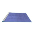 thumbnail image 2 of Ahgly Company Machine Washable Indoor Rectangle Abstract Blue Contemporary Area Rugs, 6' x 9', 2 of 4
