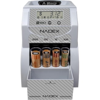Royal Sovereign Electric Coin Counter, 4 Row, Anti-Jam, 800 Coin