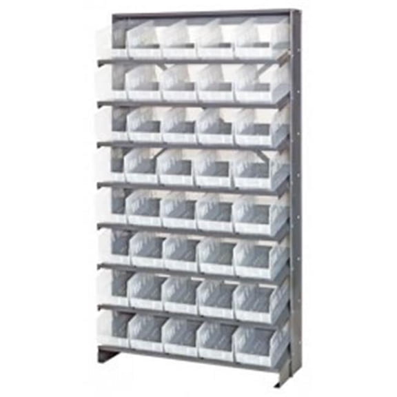 Quantum Storage QPRS-204CL Single Sided Pick Rack with 40 Storage Bins