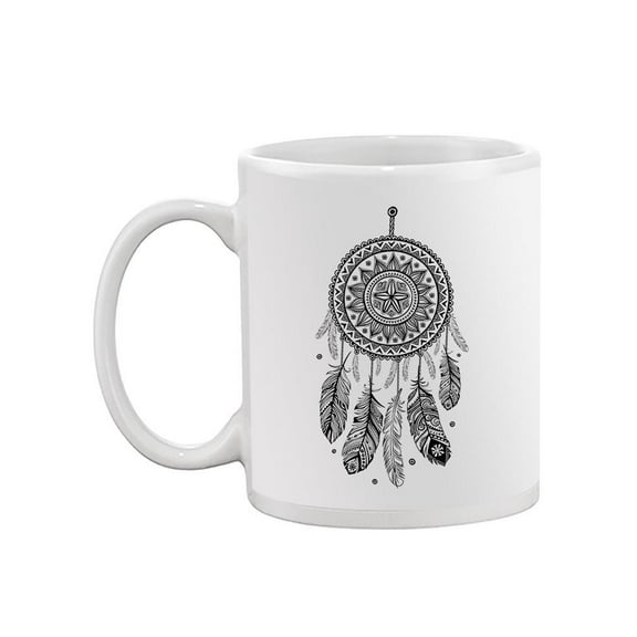 Indian Dream Catcher Mandala  Mug  -Image by Shutterstock,