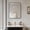 Brushed Black Frame, variant on Talayuela 20 in.W x 32 in.H Aluminum Framed Medicine Cabinet in Brushed Black