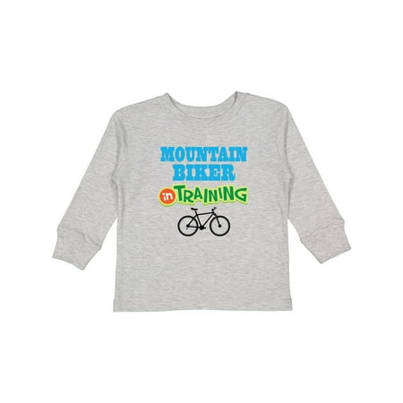

Inktastic Mountain Biker in Training Gift Toddler Boy or Toddler Girl Long Sleeve T-Shirt