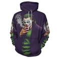 thumbnail image 4 of Unisex Jokers Hoodies 3D Printed Pullover Hooded Sweatshirt with Pocket for Mens Womens, 4 of 7