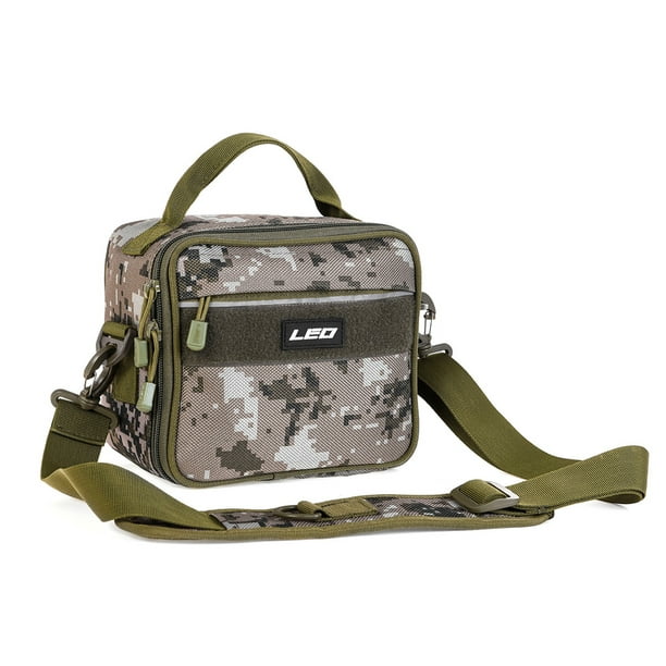LEO Fishing Tackle Bag Water-resistant Outdoor Fishing Storage Bag Shoulder  Bag Handbag